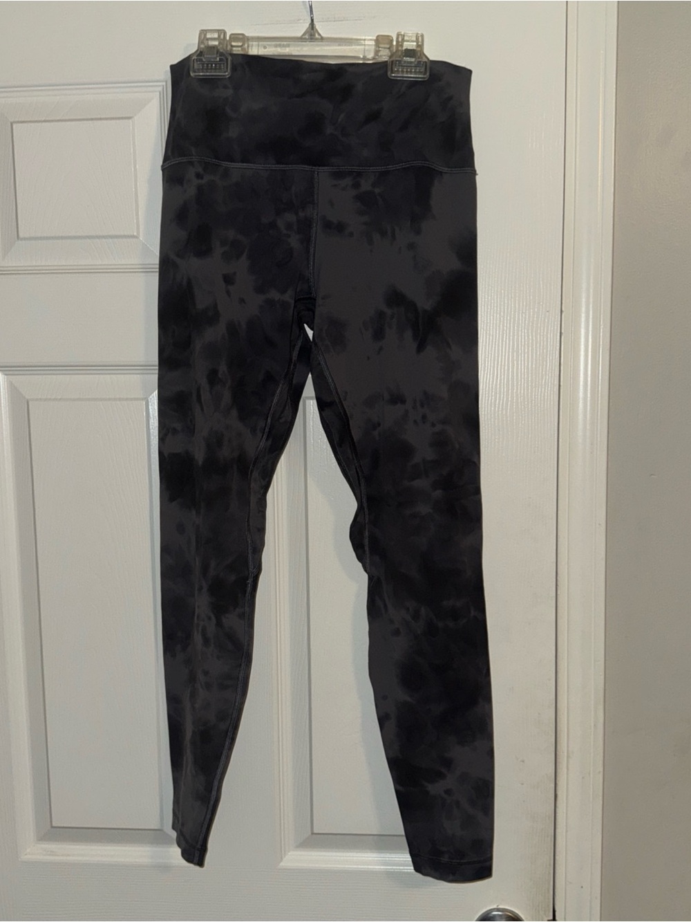lululemon athletica Black Tie-Dye High-Rise Leggings